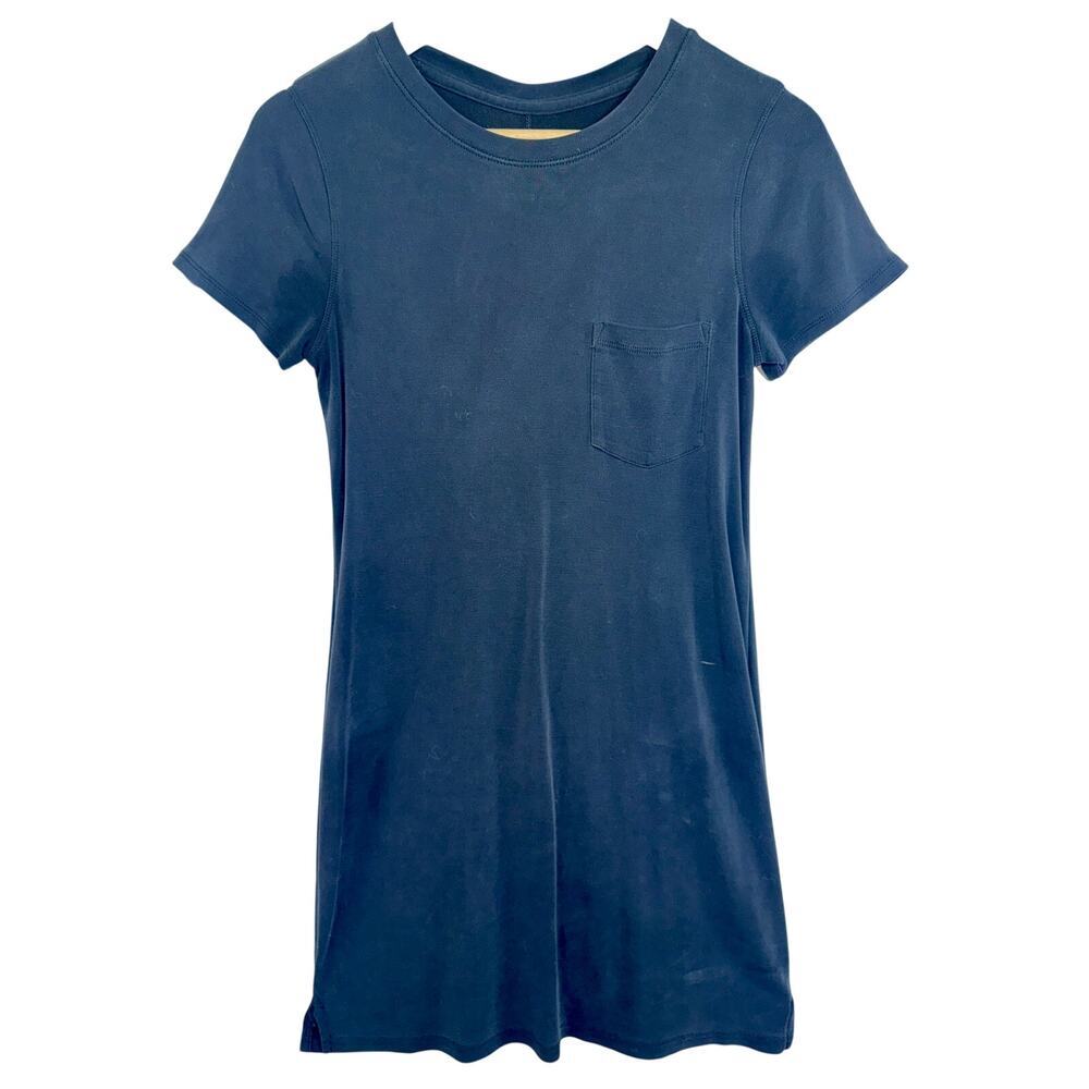 Abercrombie & Fitch Navy Blue Short Sleeve T-Shirt Mini Dress Womens Size Small